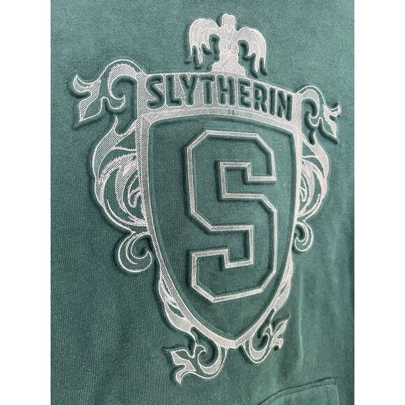 NWT Harry Potter Fleece Hoodie Slytherin Green limited Edition Sz Youth 14-15 - Picture 4 of 9